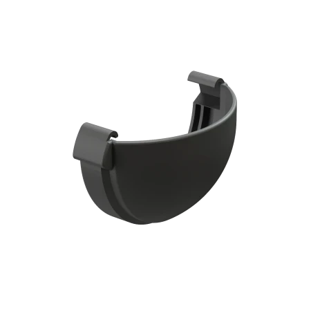 Заглушка желоба ПВХ Döcke Lux графит RAL 7024