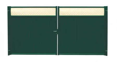 Ворота Grand Line Эстет плюс 2,0х3,6 м RAL 6005