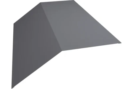 Планка конька плоского Grand Line 190x190 0,5 Satin цвет RAL 7004