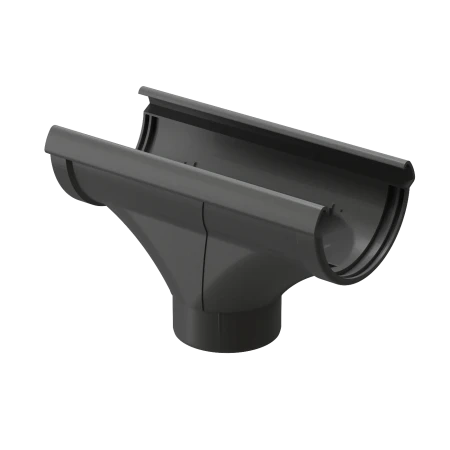 Воронка желоба ПВХ d-141x100 мм Döcke Lux графит RAL 7024