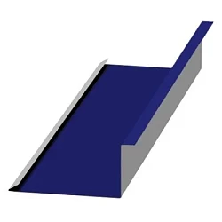 Планка примыкания нижняя Металл Профиль 250x122x2000 Полиэстер 0,45
