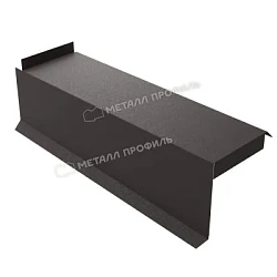 Планка сегментная торцевая левая Металл Профиль 350 мм VikingMP E 0,5