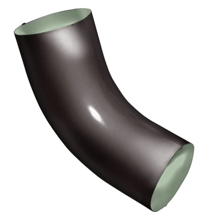 Колено трубы d-90 мм 60 гр. Grand Line Optima Полиэстер двухсторонний 0,6 RR 32