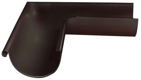 Угол желоба наружный d-125 мм 90 гр Grand Line Optima Matt Полиэстер Matt 0,55 RAL 8017