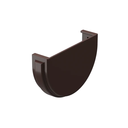 Заглушка желоба d-120 мм ПВХ Döcke Premium шоколад RAL 8019