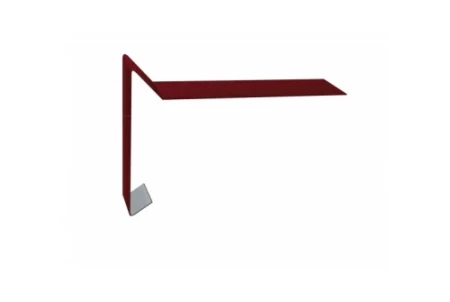 Планка ветровая для мягкой кровли Grand Line 100x20x70 0,45 Drap цвет RAL 3005