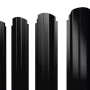 Штакетник Grand Line П-образный Rooftop Matte (Стальной бархат) 0,5 фигурный в Санкт-Петербурге фото