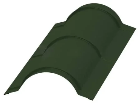 Планка конька круглого Металл Профиль R110x2000 0,50 PURETAN цвет RR 11