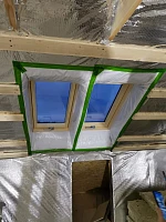 Монтаж окна Fakro FTS в крышу дома