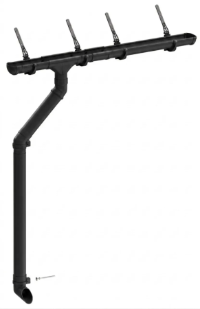 Комплект пластикового водостока d-141x100 мм Döcke lux карбон RR 33 в Санкт-Петербурге фото