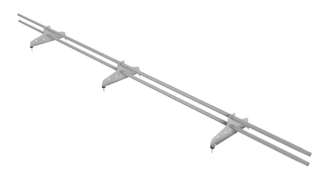 Трубчатый New Line d-25 мм 3 опоры RAL 7004