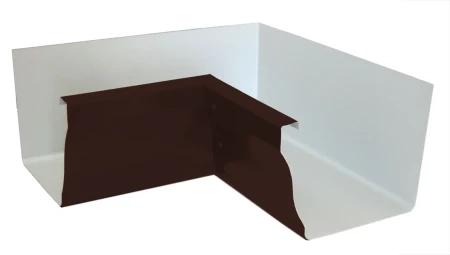 Угол желоба внутренний 90 гр. Grand Line Vortex Matt Полиэстер Matt 0,45 RAL 8017