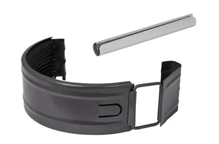 Соединитель желоба в комплекте d-150 мм Aquasystem Premium Pural 0,6 RAL 7024