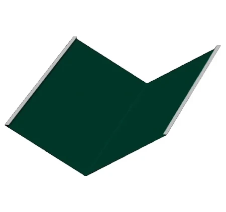 Планка ендовы нижняя Металл Профиль 298x298x2000 Viking E 0,5 цвет RAL 6005