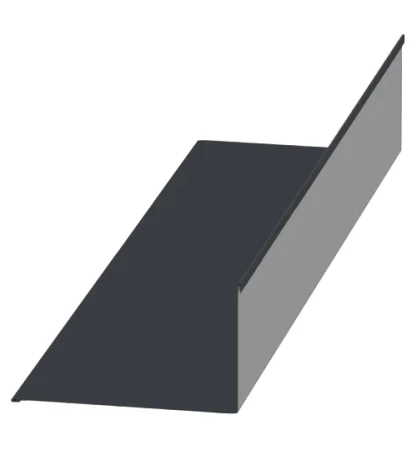 Планка примыкания верхняя Металл Профиль 250x147x2000 0,50 PURMAN цвет RAL 7024