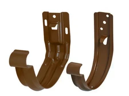 Крюк крепления желоба d-125 мм универсальный Aquasystem Premium PU 4,0 RAL 8017