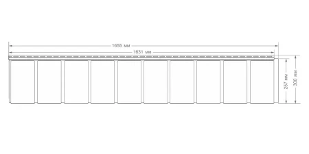 Пластиковая фасадная панель Grand Line ЯФАСАД Сибирская дранка в Санкт-Петербурге фото
