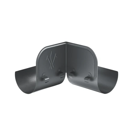 Ограничитель перелива желоба d-150 мм угловой Aquasystem Premium Pural Matt 0,6 RAL 7024 Ограничитель перелива желоба d-150 мм угловой Aquasystem Premium Pural Matt 0,6 RAL 7024