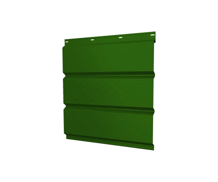 Металлический софит Grand Line Satin 0,5 с частичной перфорацией Ral 6002