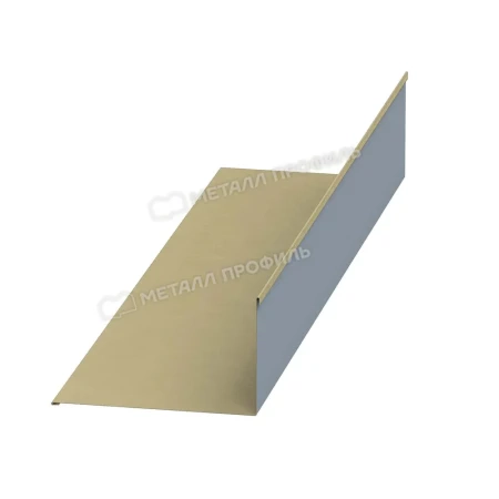 Планка примыкания верхняя Металл Профиль 250x147x2000 0,5 Norman цвет RAL 1014