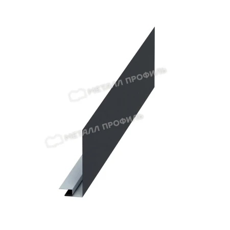 Планка карнизного свеса сложная Металл Профиль 250x50x2000 0,50 PURMAN цвет RAL 7024