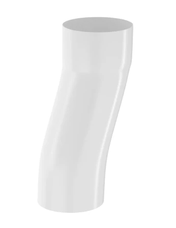 S-обвод трубы d-90 мм Aquasystem Premium Pural 0,6 RAL 9003