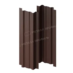 Штакетник Металл Профиль Прямоугольный Lane Viking двухсторонний 0,45 прямой