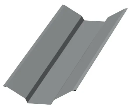 Планка ендовы верхняя Металл Профиль 76x76x2000 0,5 Norman цвет RAL 7004