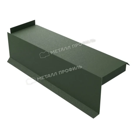 Планка сегментная торцевая левая Металл Профиль 350 мм 0,5VikingMP E цвет RAL 6007