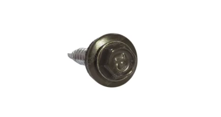 Саморез кровельный 4,8x50мм RAL 8019