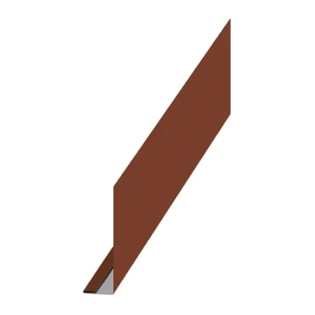 Планка карнизного свеса Металл Профиль 250x50x3000  0,5 Norman цвет RAL 8004