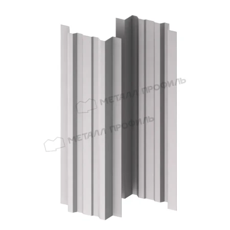 Прямоугольный Lane Norman 0,5 RAL 9006 прямой