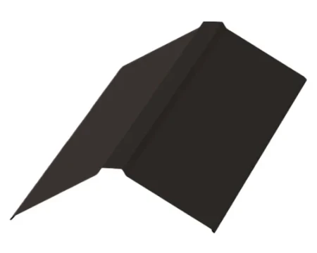 Планка конька плоского Металл Профиль 190x190x2000 0,5 Norman цвет RR 32