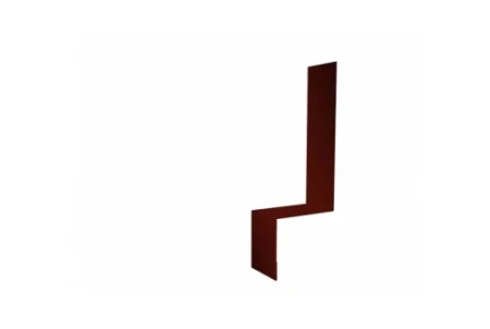 Планка примыкание боковое фальц Grand Line 0,45 Полиэстер цвет RAL 3009