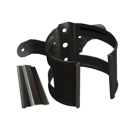 Кронштейн трубы ПВХ d-90 мм на дерево металлический Grand Line коричневый RR 32