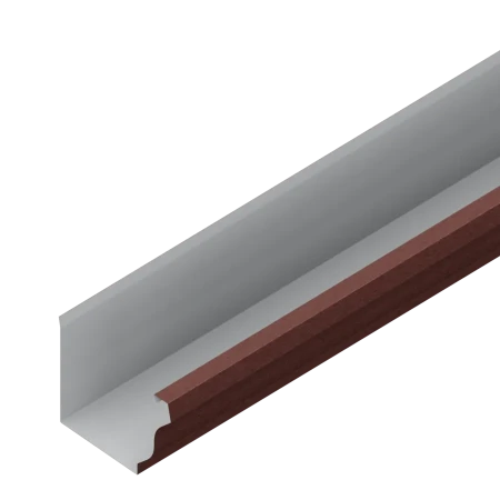 Желоб водосточный 120x86x3000 мм Металл Профиль FORAMINA FREEZE QUADRO Valori двухстороннее 0,5 в Санкт-Петербурге фото