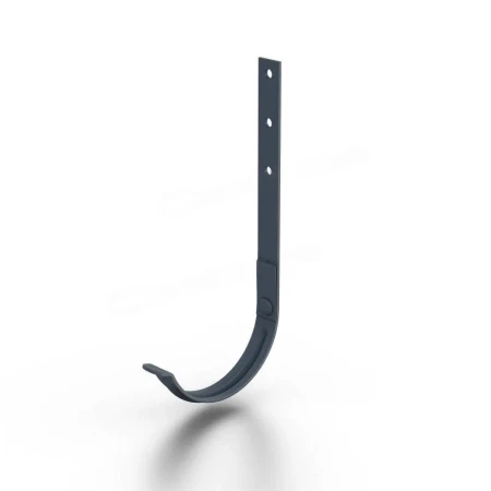 Крюк желоба d-125 мм длинный усиленный Металл Профиль FORAMINA FREEZE Valori двухсторонний 3,00 Grey