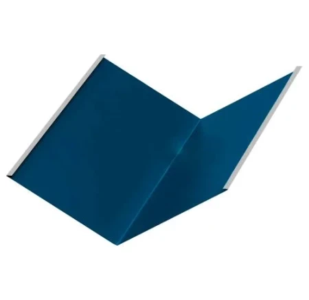 Планка ендовы нижняя Металл Профиль 298x298x2000 0,50 PURMAN цвет Citrine Темно-синий