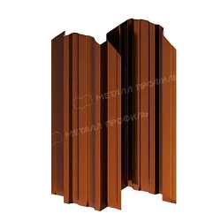 Штакетник Металл Профиль Прямоугольный Trapeze Agneta 0,5 фигурный