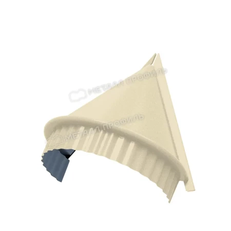 Заглушка конька круглого конусная Металл Профиль 0,5 Norman цвет RAL 1015