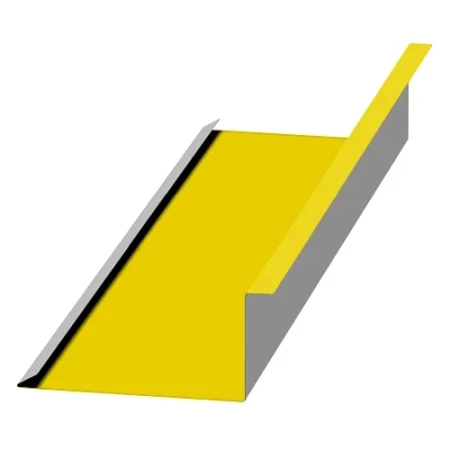 Планка примыкания нижняя Металл Профиль 250x122x2000 0,45 Полиэстер цвет RAL 1018