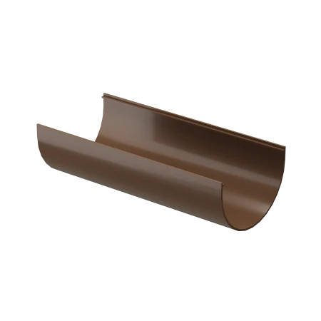 Желоб полукруглый ПВХ d-120 мм 3 м Döcke Standard светло-коричневый RAL 8017