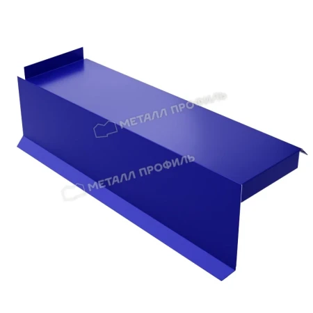 Планка сегментная торцевая левая Металл Профиль 400 мм 0,5 Norman цвет RAL 5002 Планка сегментная торцевая левая Металл Профиль 400 мм 0,5 Norman цвет RAL 5002