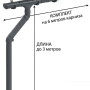 Комплект пластикового водостока d-141x100 мм Döcke lux графит RAL 7024 в Санкт-Петербурге фото