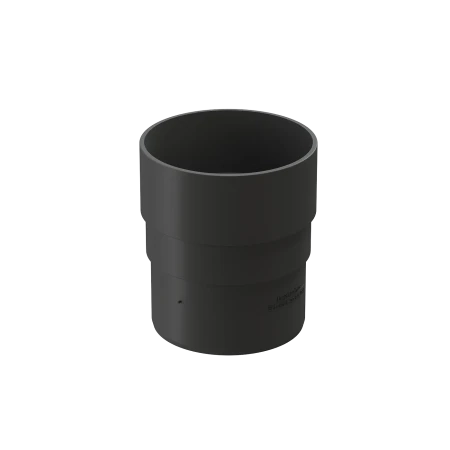 Соединитель трубы (муфта) d-85 мм ПВХ Döcke Premium графит RAL 7024