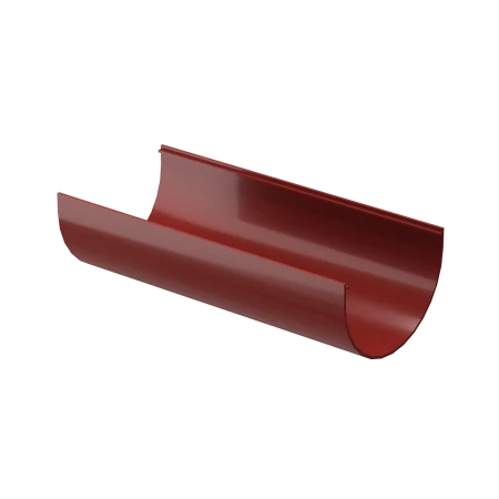 Желоб полукруглый ПВХ d-120 мм 2 м Döcke Standard красный RAL 3005
