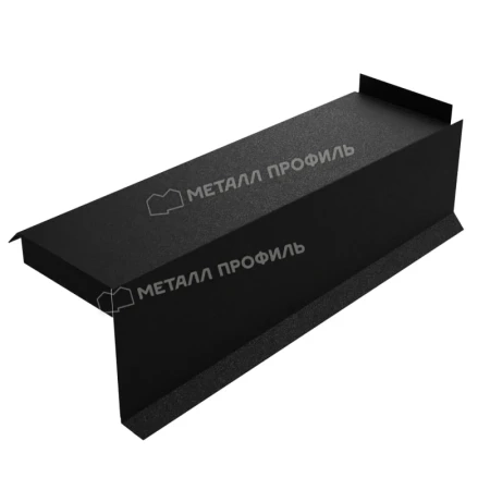 Планка сегментная торцевая правая Металл Профиль 350 мм 0,5 VikingMP E цвет RAL 9005