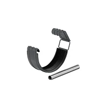 Соединитель желоба в комплекте d-125 мм Аквасистем Комфорт Полиэстер 0,55 RAL 7024