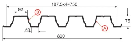 Н-75 Полиэстер 0,8 Ral 9003