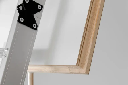 Чердачная люк-лестница Oman Алюминиевая складная 3-х секционная Alu Profi Polar в Санкт-Петербурге фото